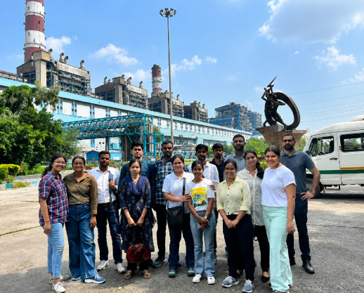 Industrial visit to NTPC Dadri, Gautam budh nagar